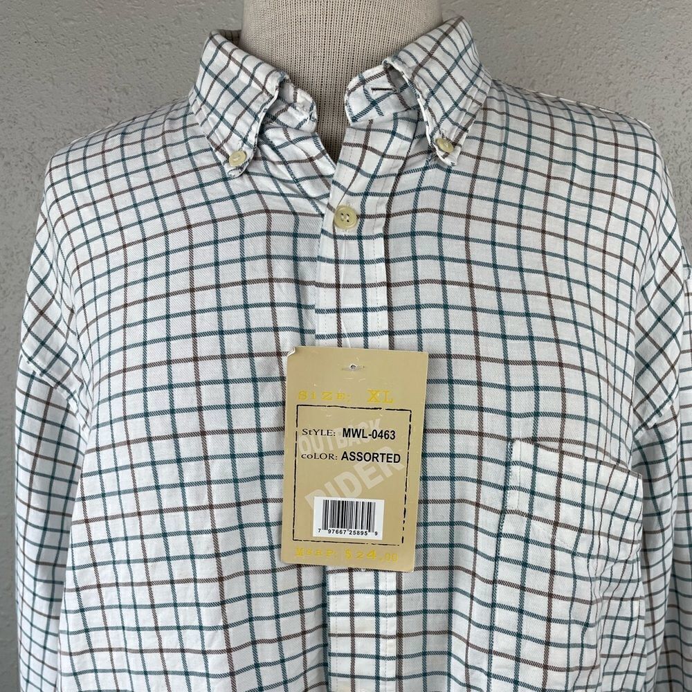 NWT Outback Rider Button Down Dress Shirt Size XL EUC